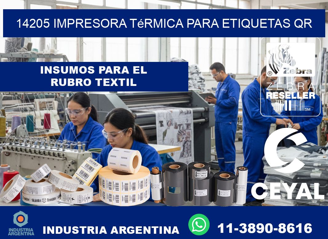 14205 impresora térmica para etiquetas QR