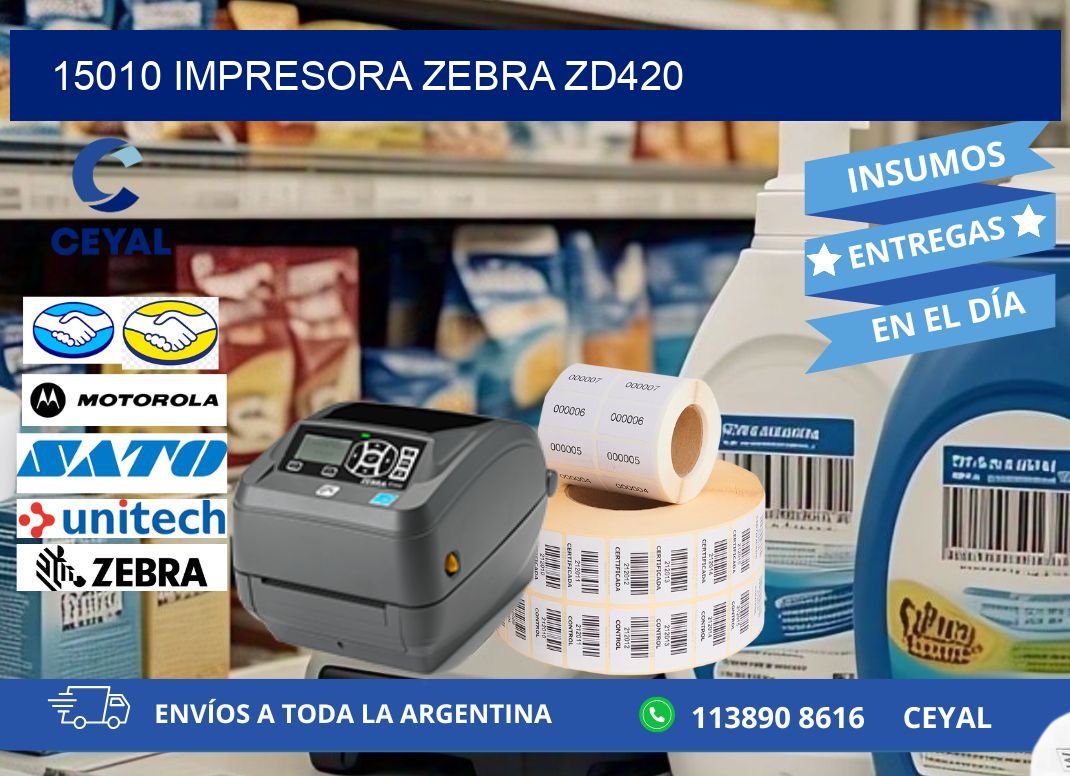 15010 Impresora Zebra ZD420