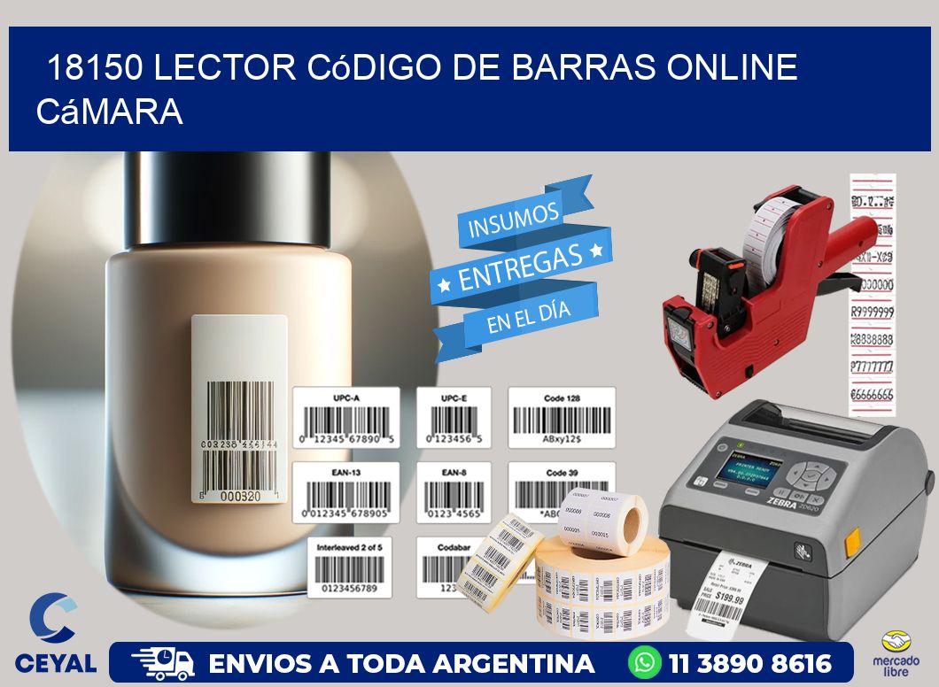 18150 Lector código de barras online cámara