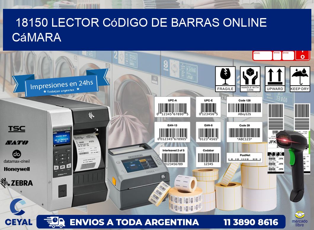 18150 Lector código de barras online cámara