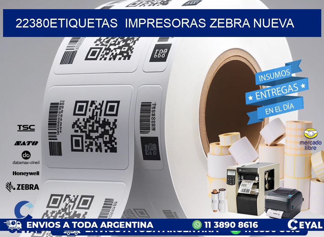 22380etiquetas impresoras zebra nueva