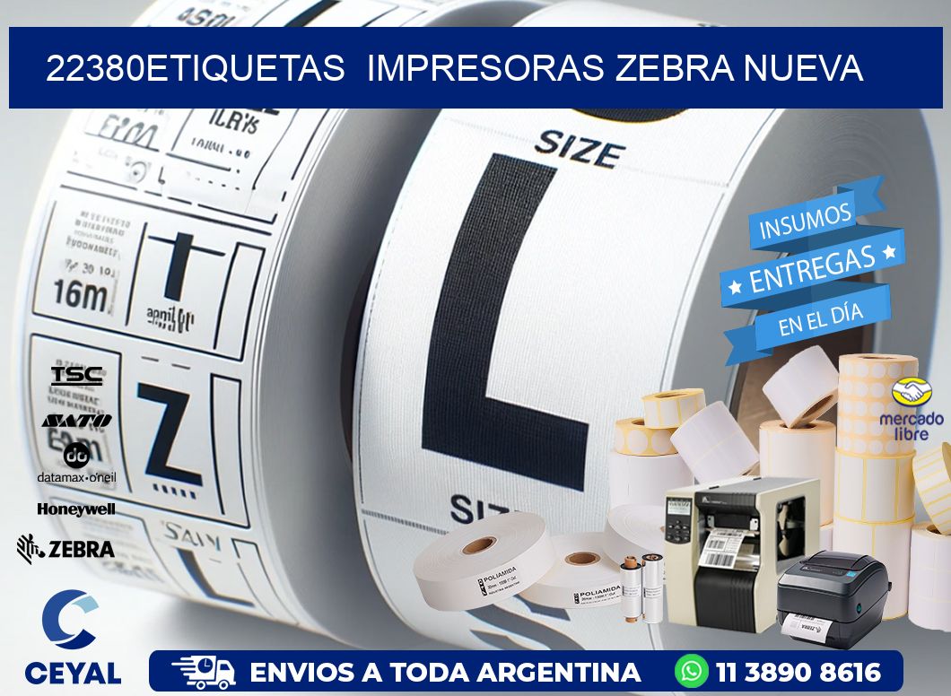 22380etiquetas impresoras zebra nueva