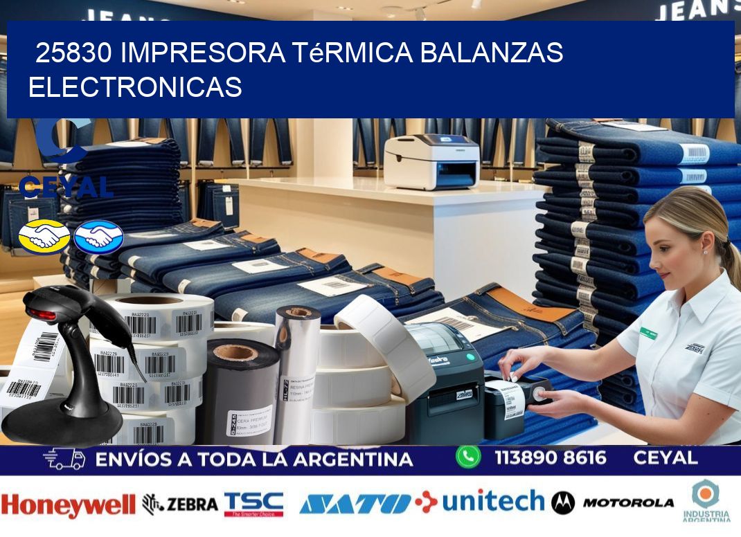 25830 impresora térmica balanzas electronicas