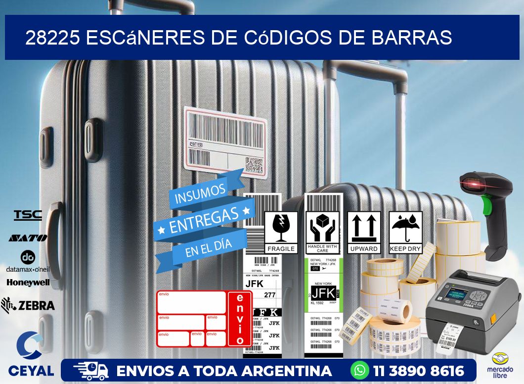 28225 Escáneres de códigos de barras