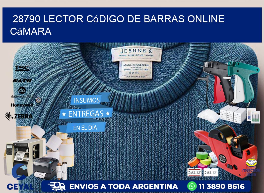28790 Lector código de barras online cámara