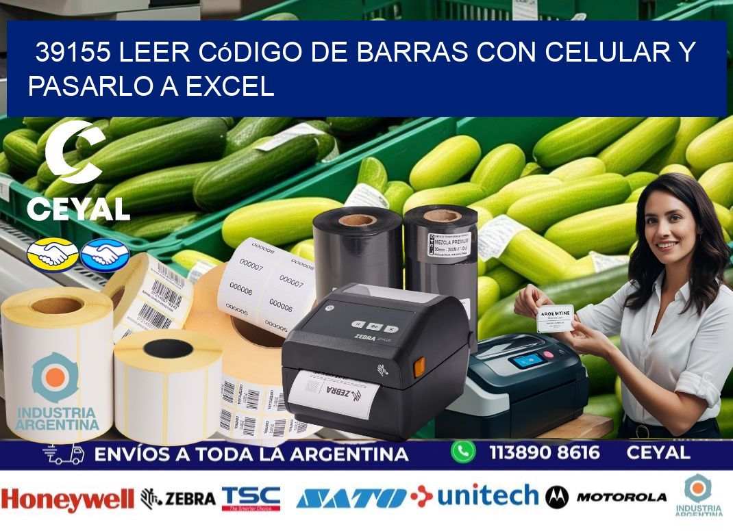 39155 Leer código de barras con celular y pasarlo a Excel