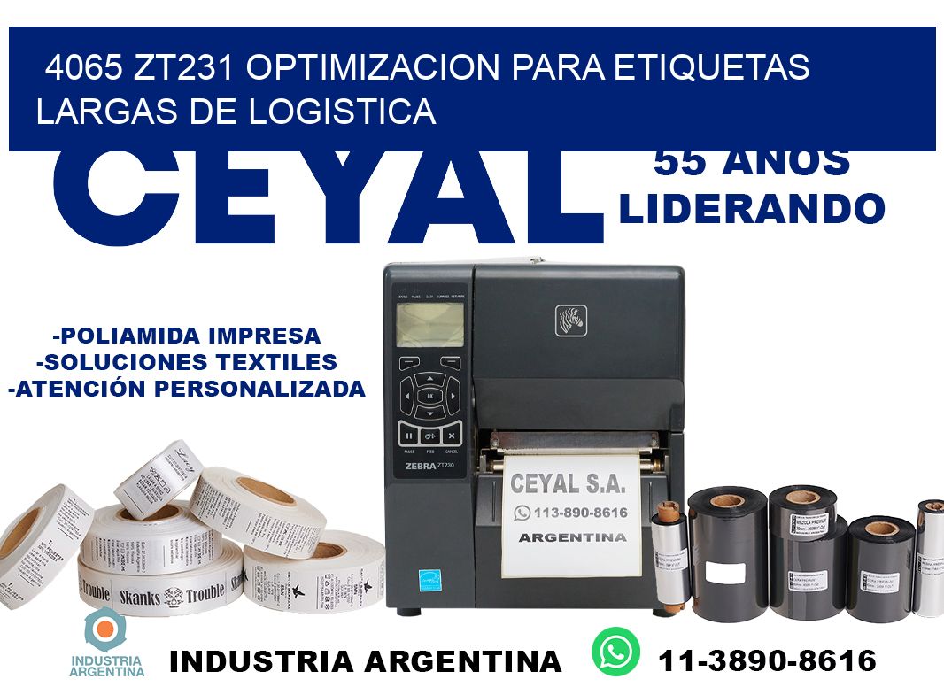 4065 zt231 optimizacion para etiquetas largas de logistica