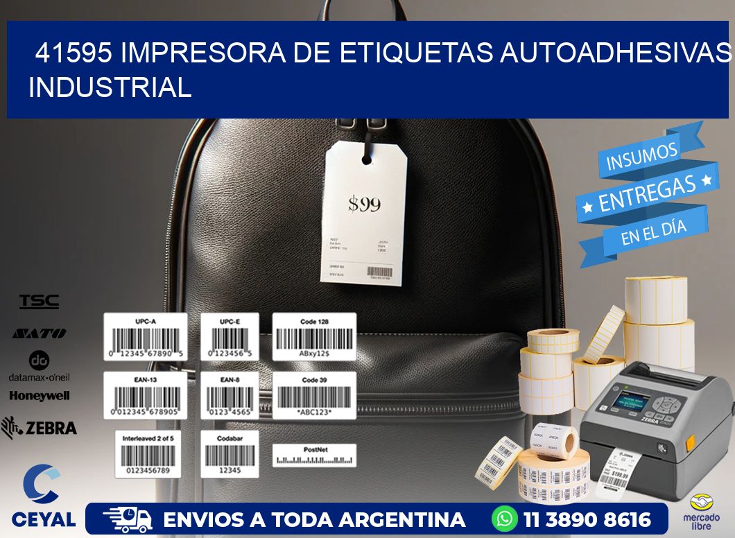 41595 Impresora de etiquetas autoadhesivas industrial