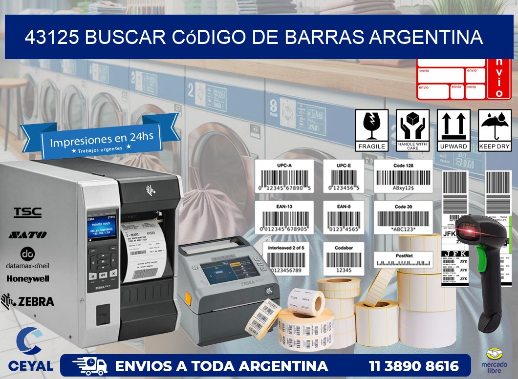 43125 Buscar código de barras Argentina