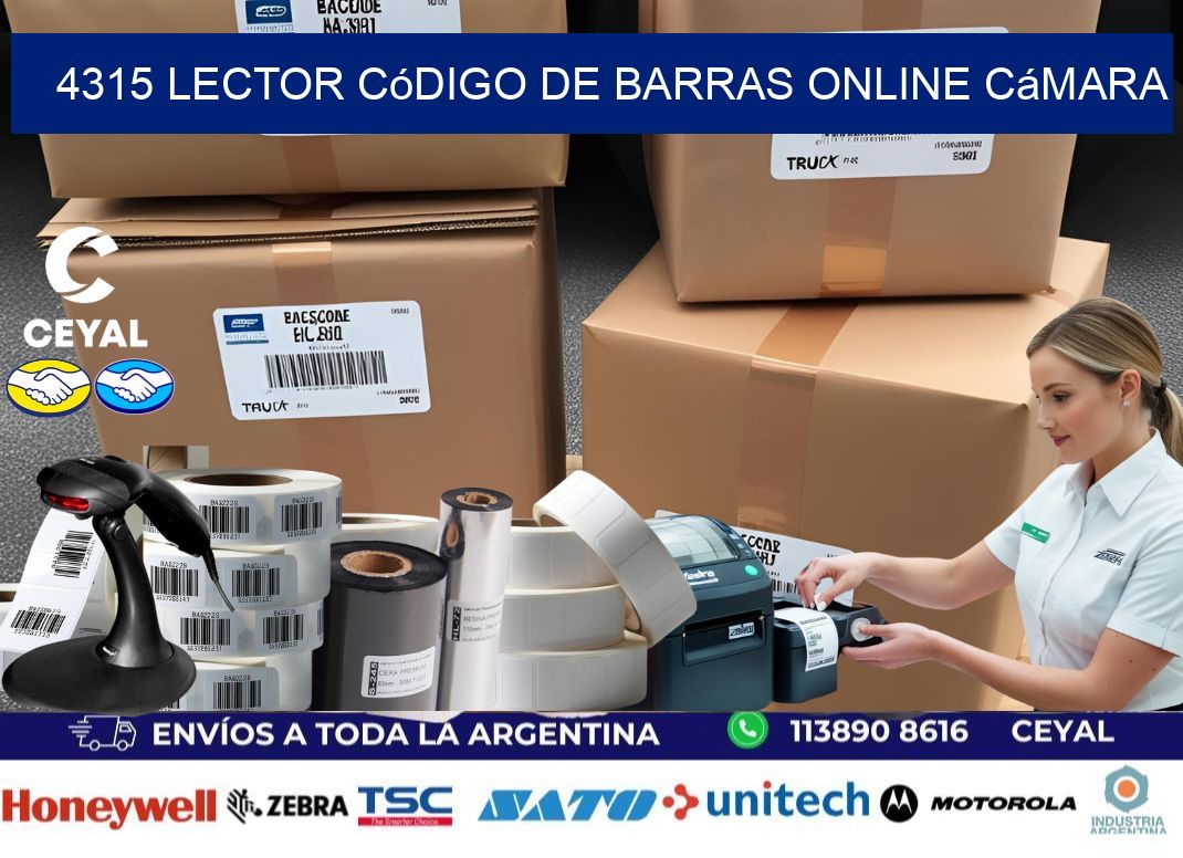 4315 Lector código de barras online cámara