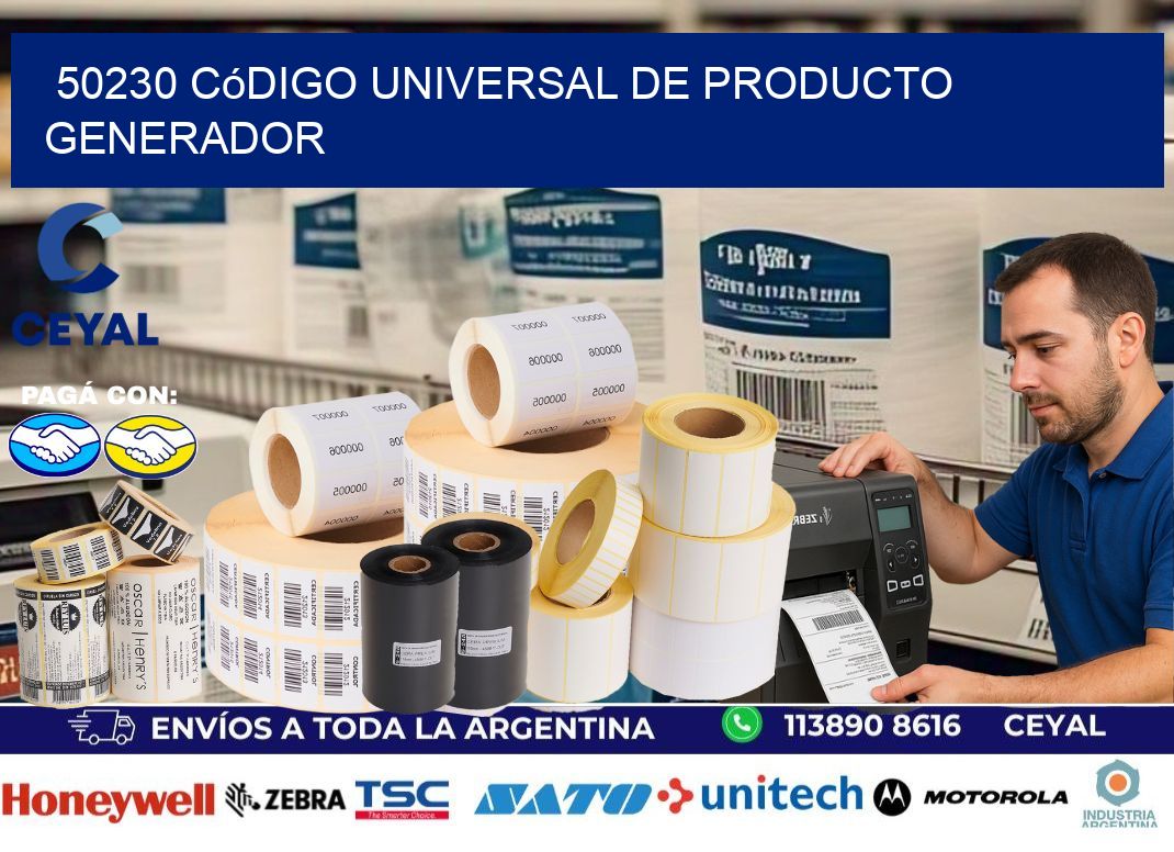 50230 Código universal de producto generador
