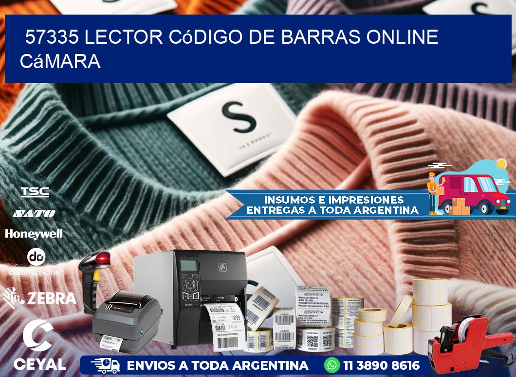 57335 Lector código de barras online cámara