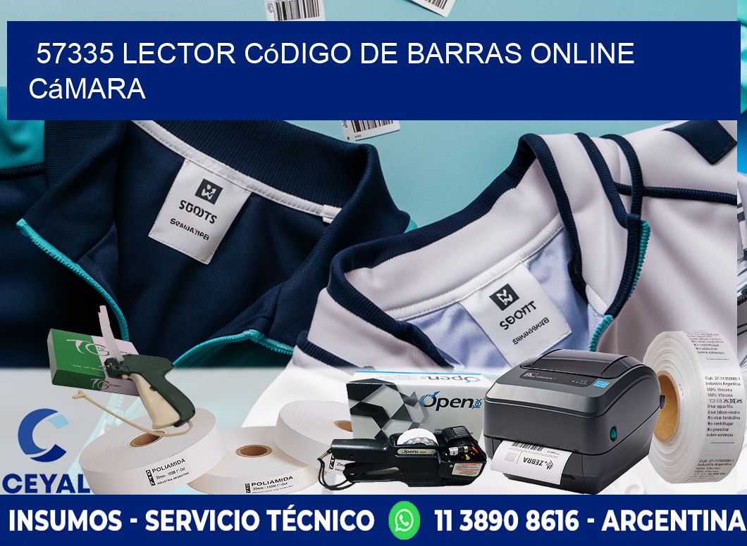 57335 Lector código de barras online cámara