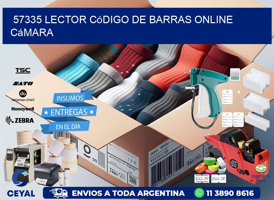 57335 Lector código de barras online cámara