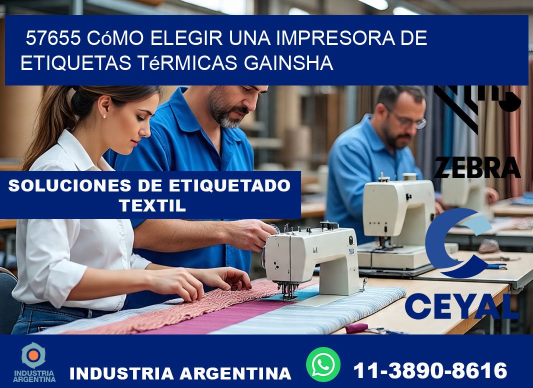 57655 cómo elegir una impresora de etiquetas térmicas GAINSHA