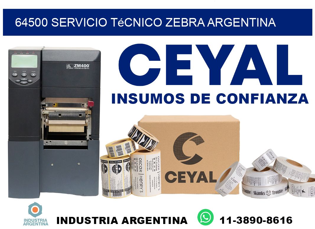 64500 servicio técnico zebra argentina
