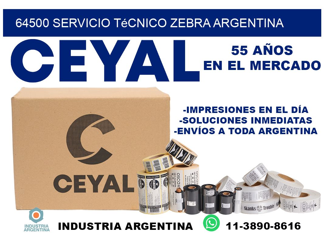 64500 servicio técnico zebra argentina