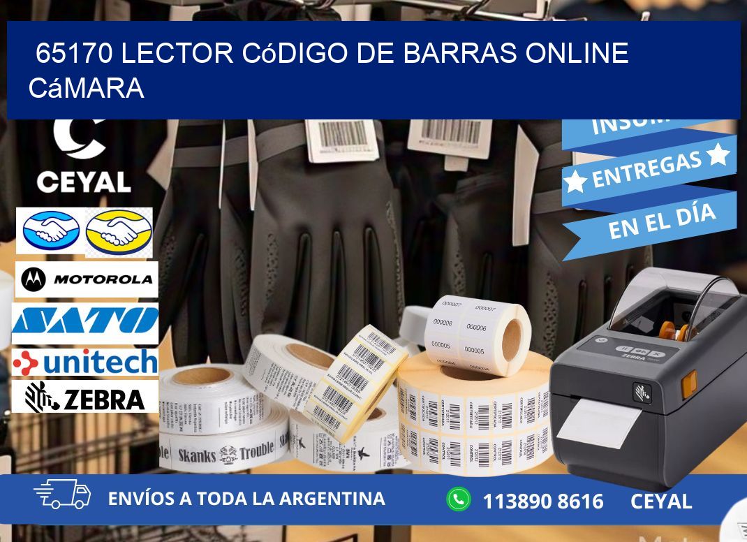 65170 Lector código de barras online cámara