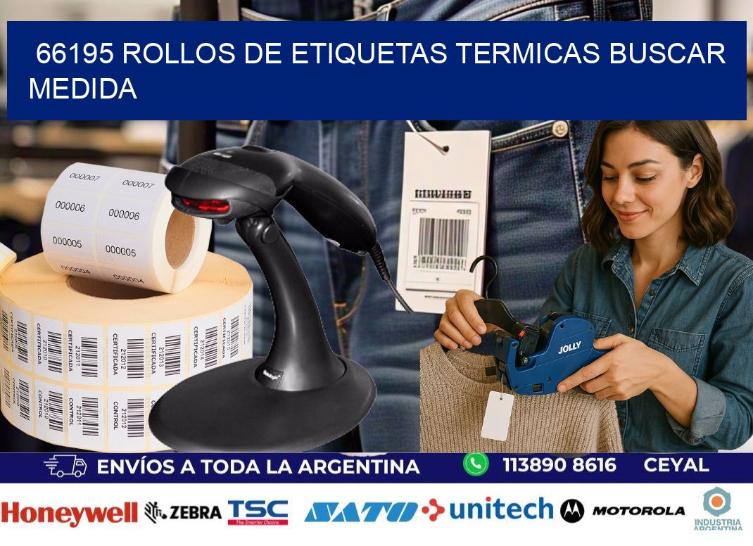 66195 rollos de etiquetas termicas buscar medida