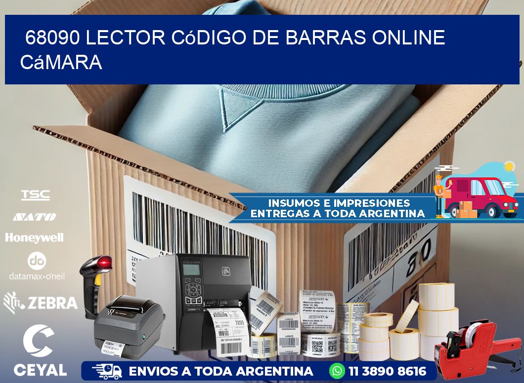 68090 Lector código de barras online cámara