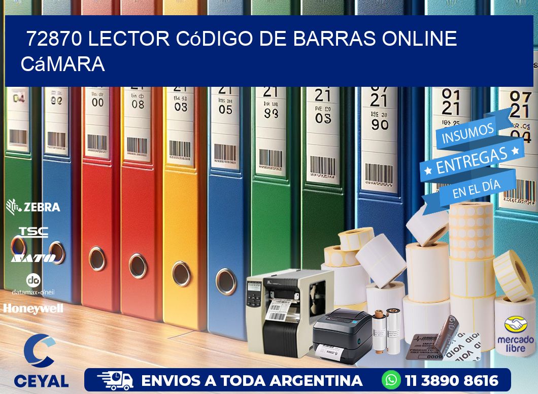 72870 Lector código de barras online cámara