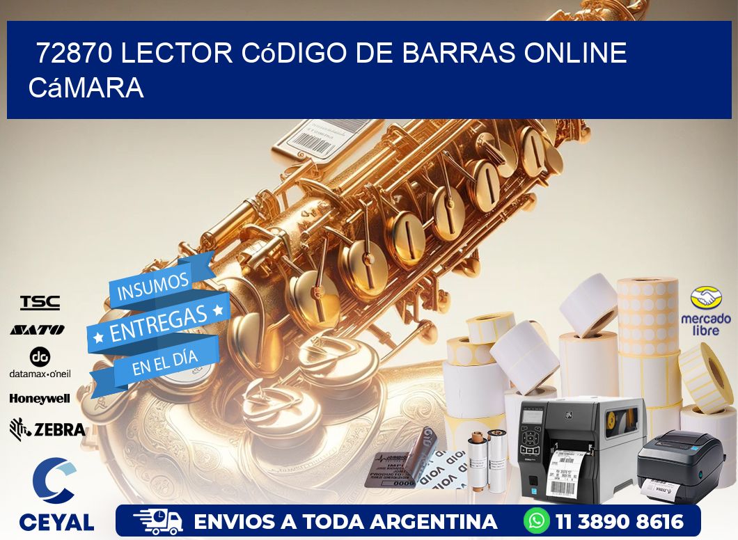 72870 Lector código de barras online cámara