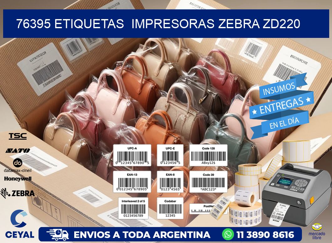76395 etiquetas impresoras zebra zd220