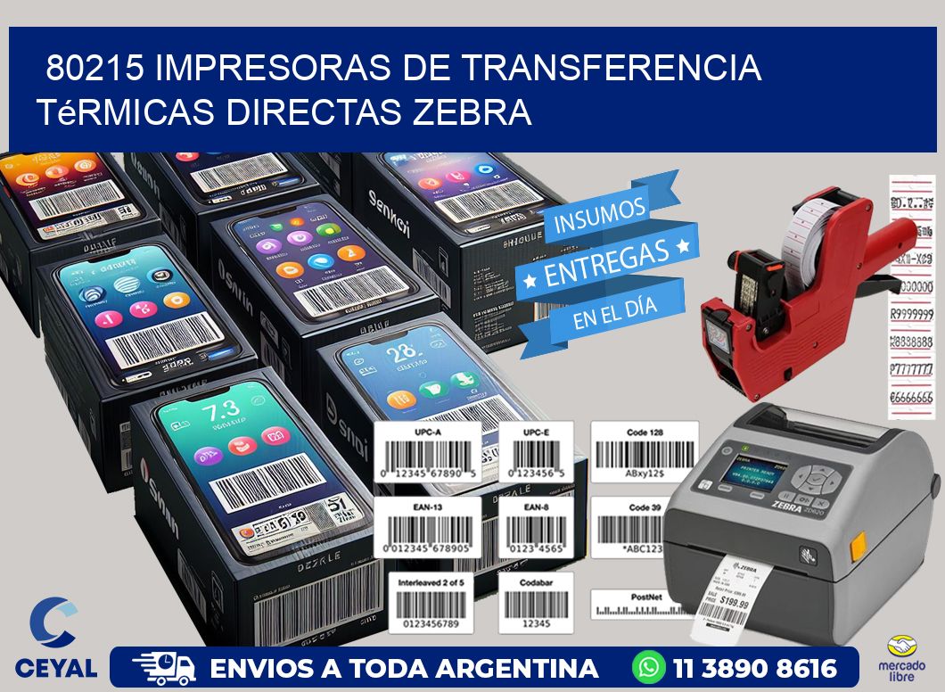 80215 impresoras de Transferencia térmicas directas zebra