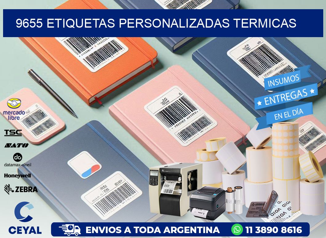 9655 Etiquetas personalizadas termicas