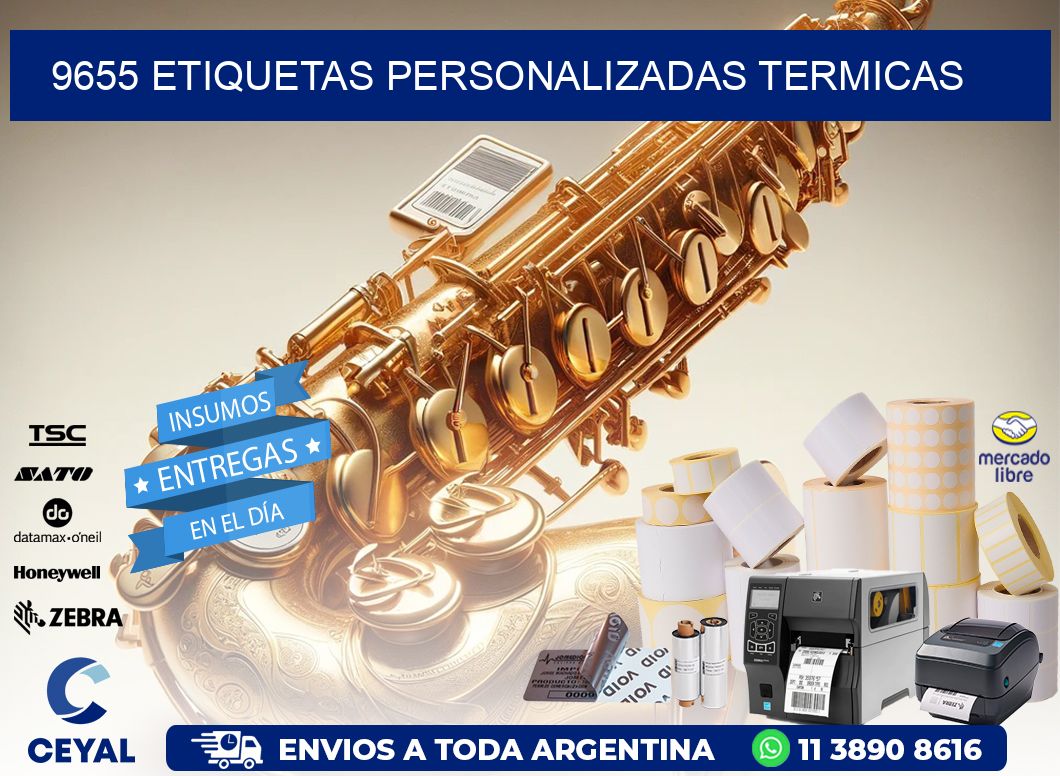 9655 Etiquetas personalizadas termicas