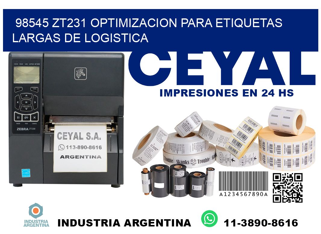 98545 zt231 optimizacion para etiquetas largas de logistica