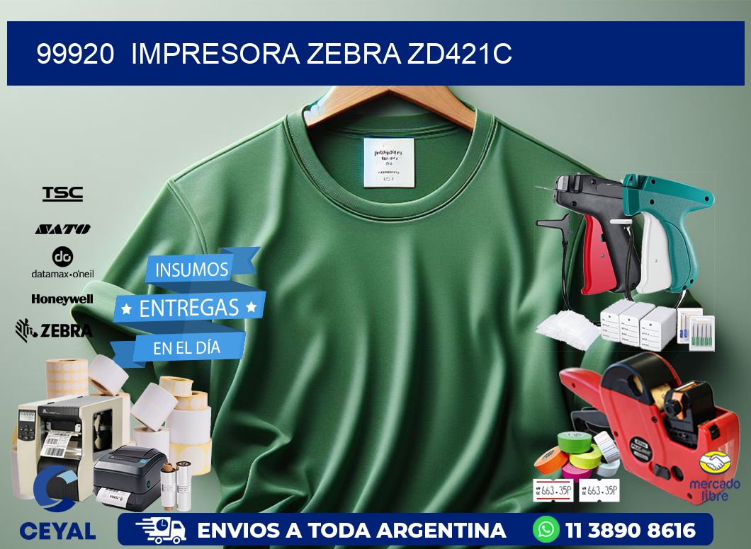 99920 Impresora Zebra zd421c