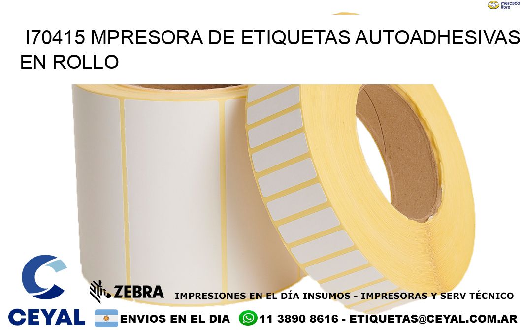 I70415 mpresora de etiquetas autoadhesivas en rollo