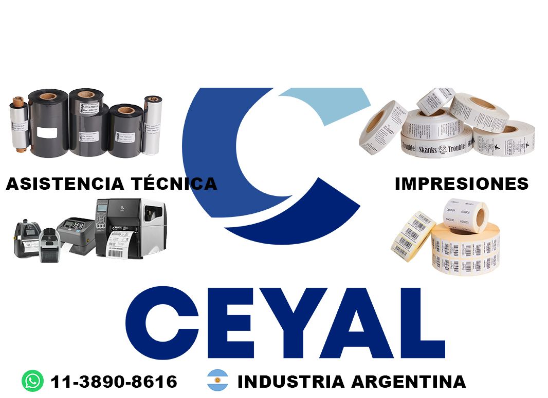 impresora codigos de barras + 67580 etiquetas + ribbon