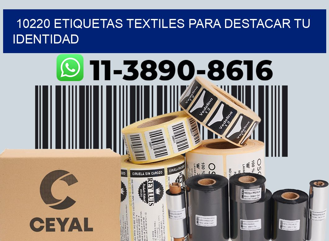 10220 Etiquetas textiles para destacar tu identidad