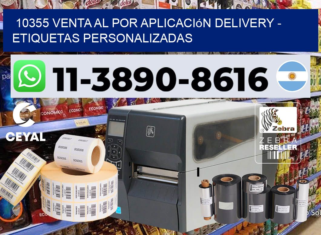 10355 Venta al Por Aplicación delivery – Etiquetas Personalizadas