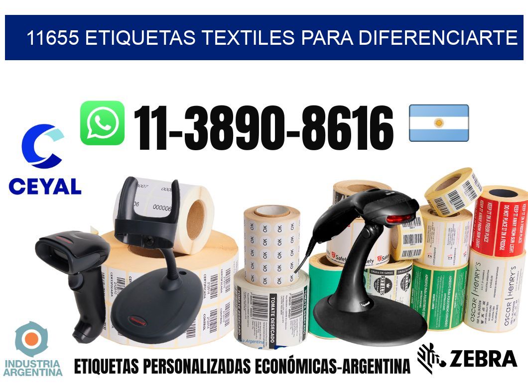 11655 Etiquetas textiles para diferenciarte
