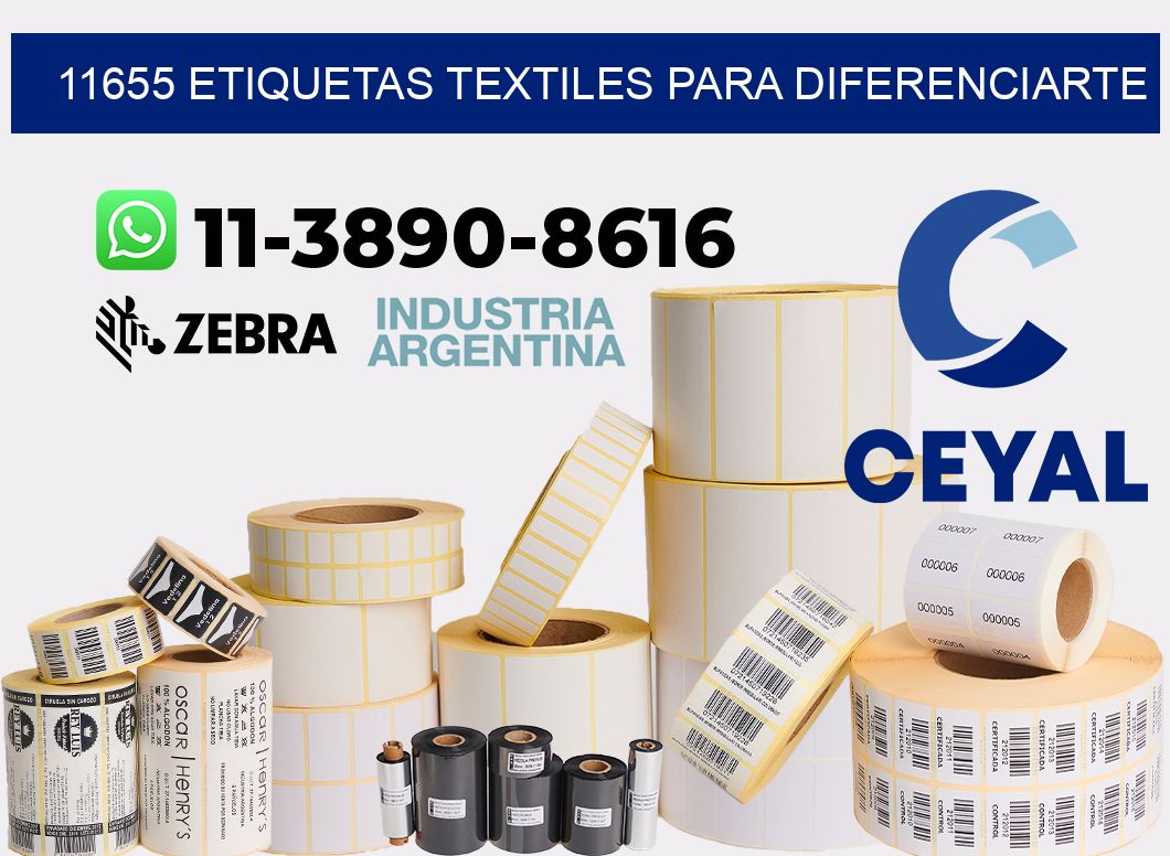 11655 Etiquetas textiles para diferenciarte