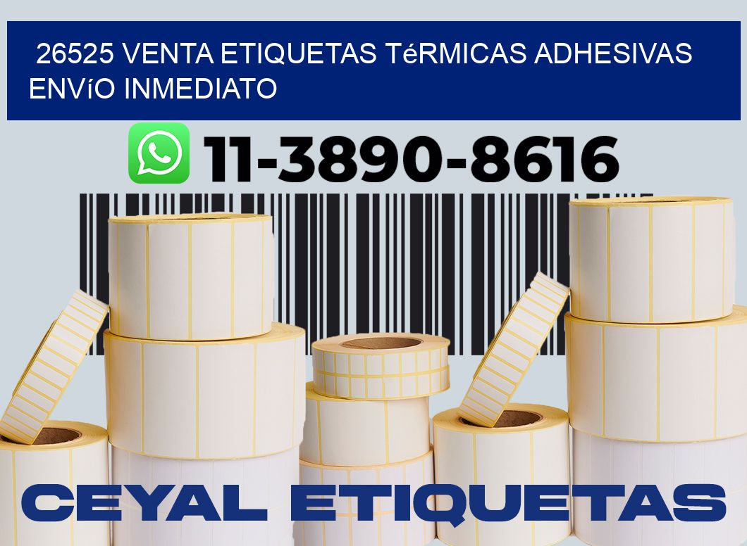 26525 venta etiquetas térmicas adhesivas envío inmediato