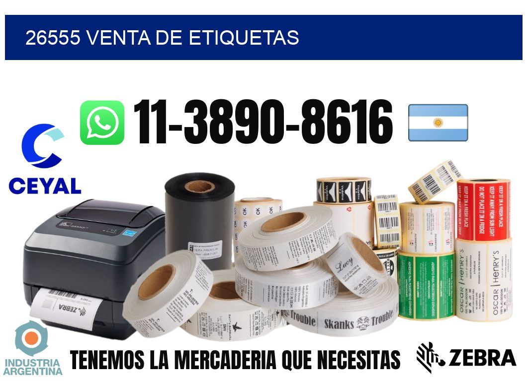 26555 venta de etiquetas