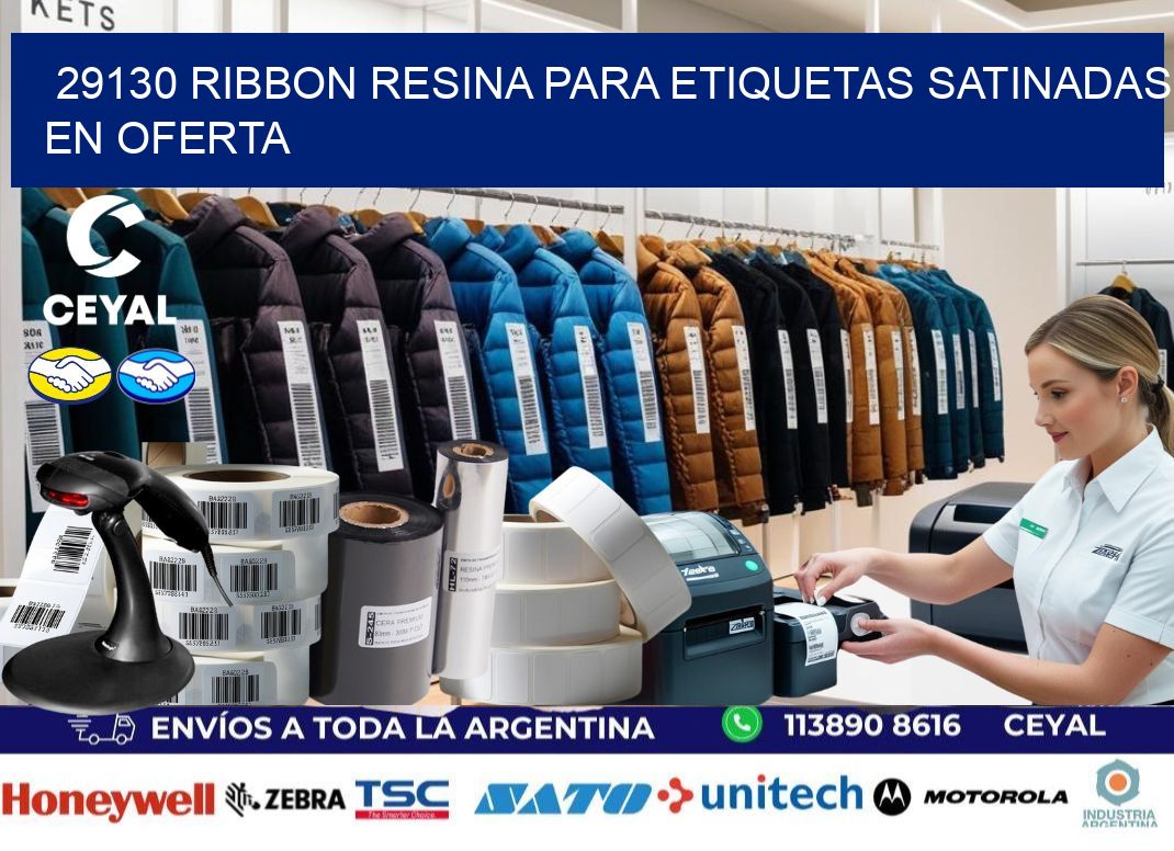 29130 ribbon resina para etiquetas satinadas en oferta