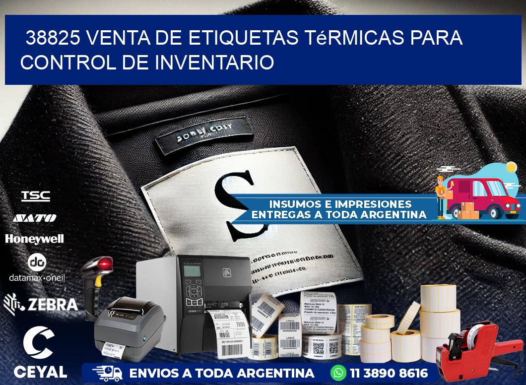 38825 venta de etiquetas térmicas para control de inventario
