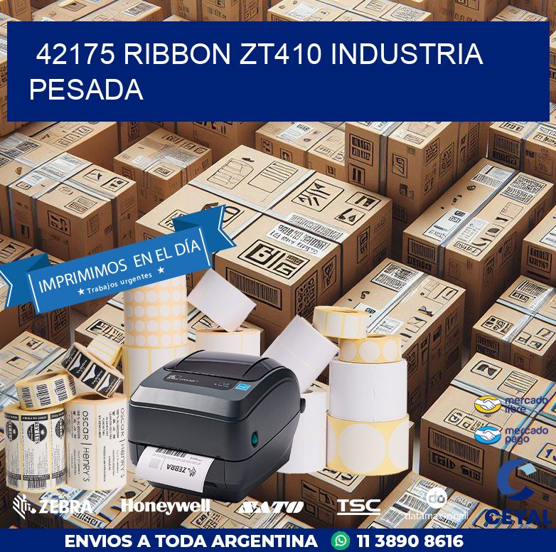 42175 ribbon zt410 industria pesada