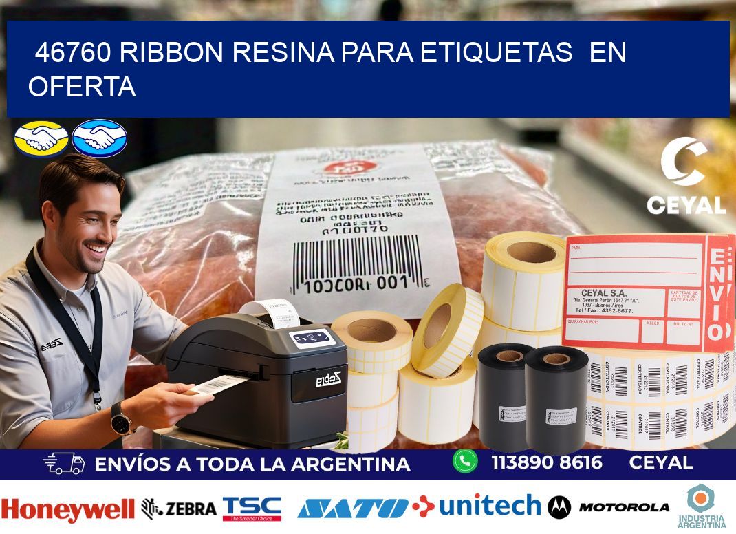 46760 ribbon resina para etiquetas en oferta