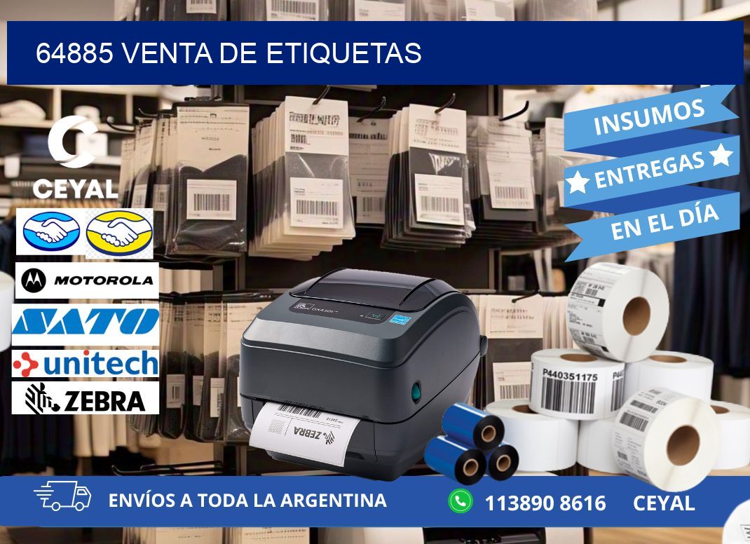 64885 venta de etiquetas