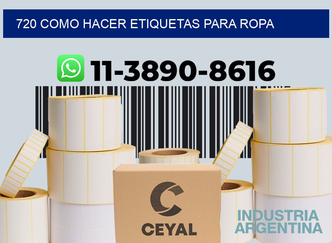 720 como hacer etiquetas para ropa
