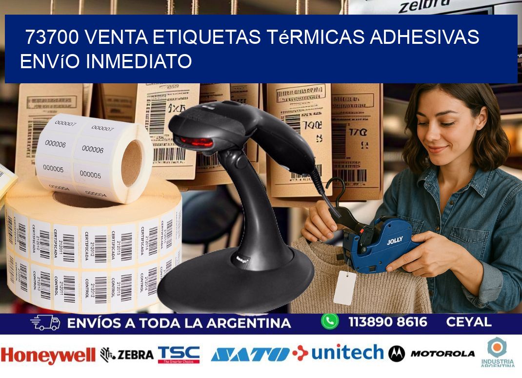 73700 venta etiquetas térmicas adhesivas envío inmediato