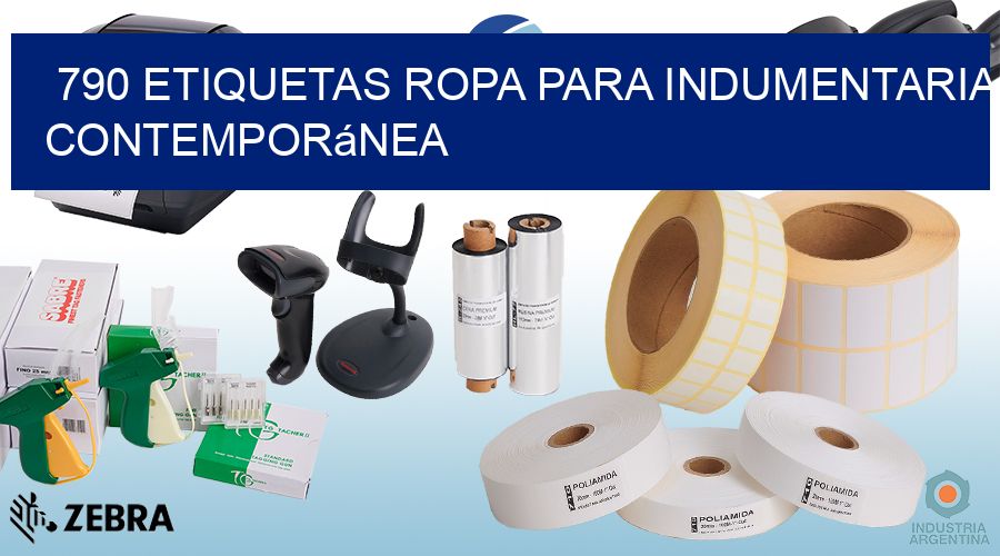 790 Etiquetas ropa para indumentaria contemporánea