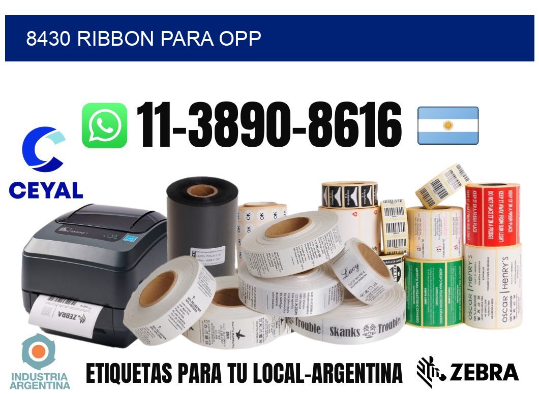 8430 ribbon para opp