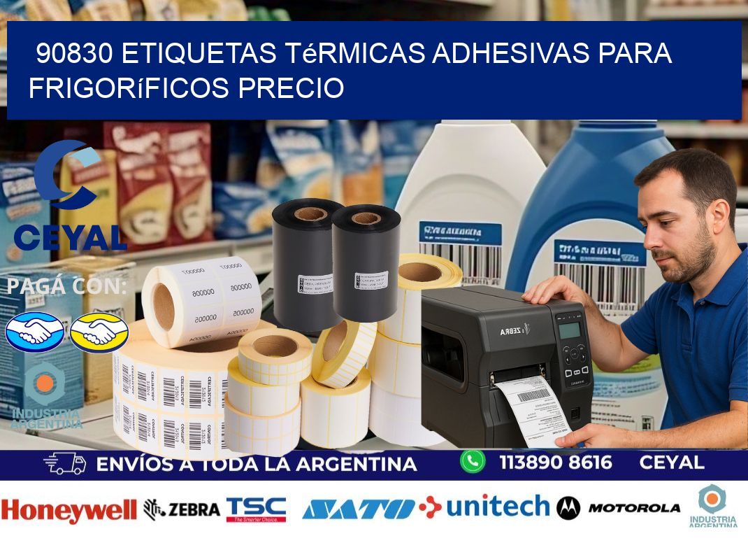 90830 etiquetas térmicas adhesivas para frigoríficos precio
